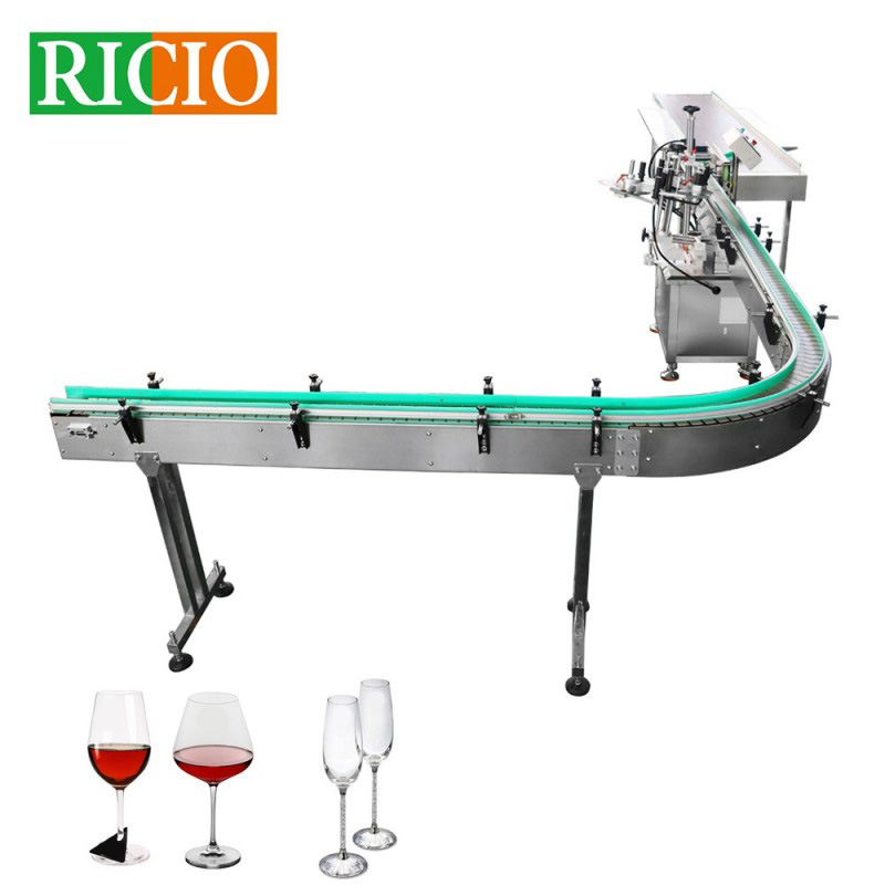 Automatic Goblet Single Side Sticker Labeling Machine