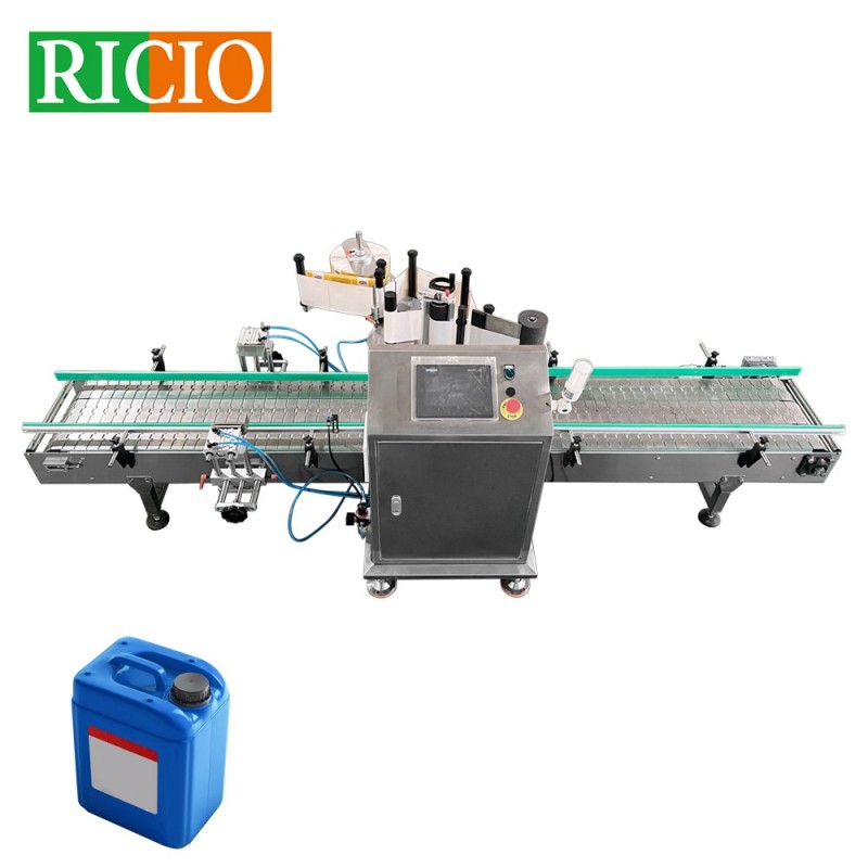 Automatic Square 5 Gallon Pail Labeling Machine