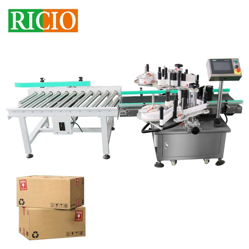 Automatic Box Double Side Sticker Labeling Machine