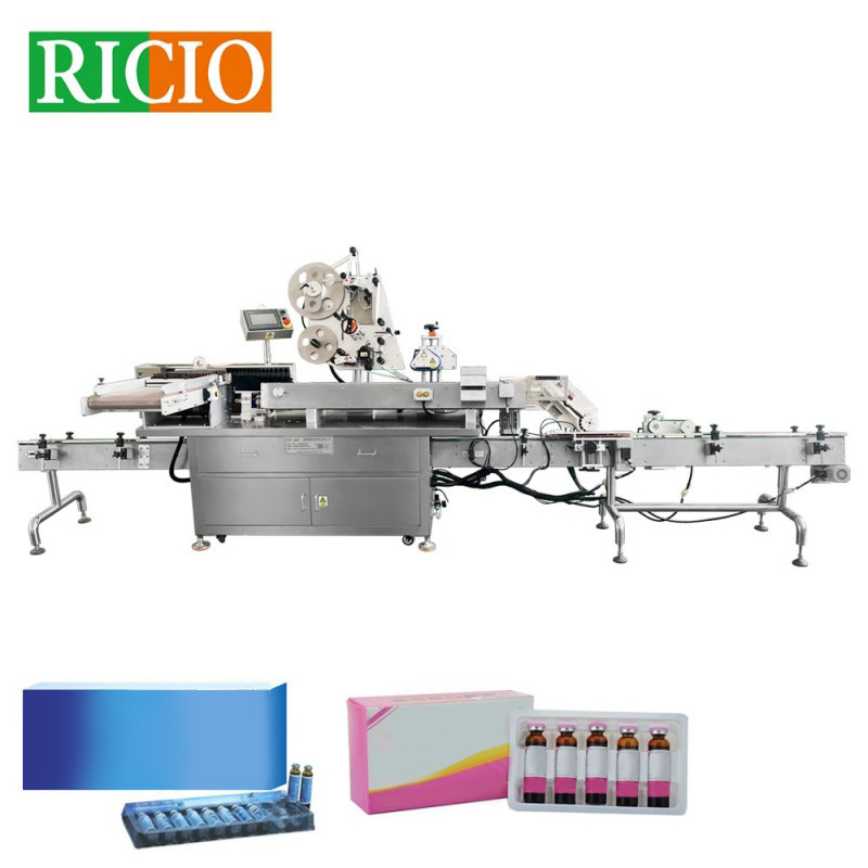 Horizontal Automatic Vial Labeling Machine for Tray